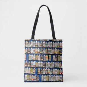 Nederlandse souvenirs, Amsterdamse straatbeeld. Tote Bag