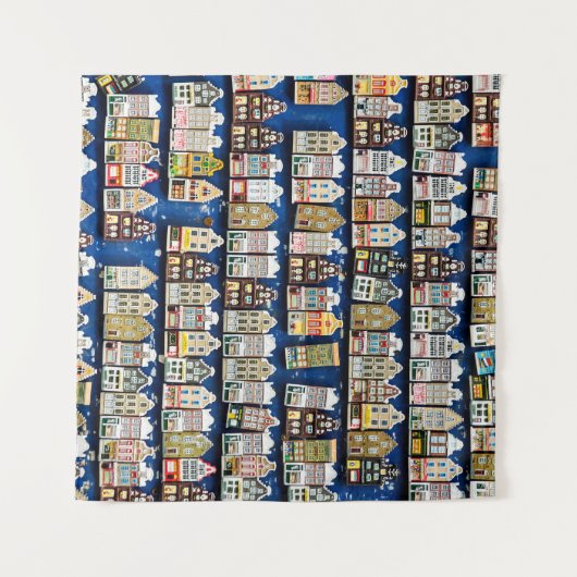 Nederlandse souvenirs, Amsterdamse straatbeeld. Wandkleed (Voorkant (horizontaal))