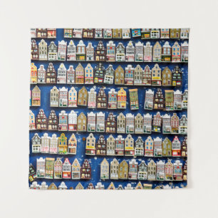 Nederlandse souvenirs, Amsterdamse straatbeeld. Wandkleed