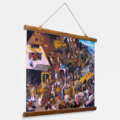 Nederlandse spreekwoorden, Pieter Bruegel de Ouder Hangend Wandkleed (Gebogen)