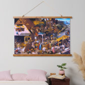 Nederlandse spreekwoorden, Pieter Bruegel de Ouder Hangend Wandkleed (Slaapkamer)