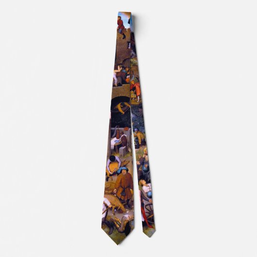 Nederlandse spreekwoorden, Pieter Bruegel de Ouder Stropdas (Voorkant)