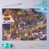 Nederlandse spreekwoorden, Pieter Bruegel de Ouder Tissuepapier (Craft)