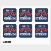 Nederlandse stickers, groot vierkante sticker (Vel)