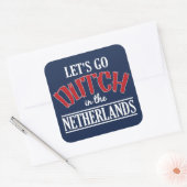Nederlandse stickers, groot vierkante sticker (Envelop)