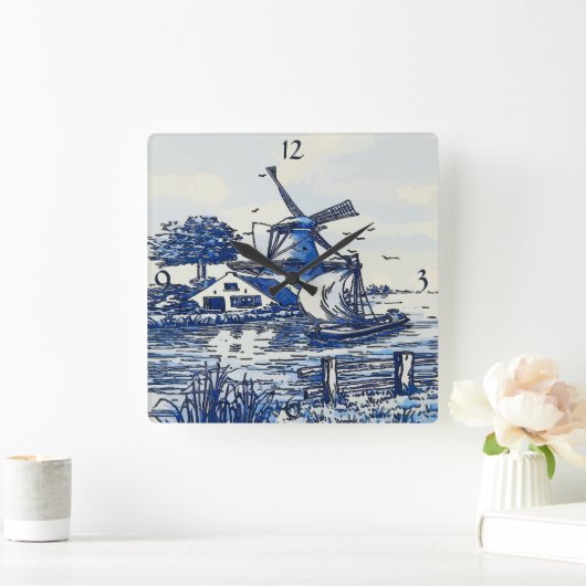 Nederlandse  stijl vierkante klok (Huis)