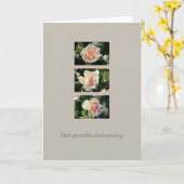 Nederlandse Sympathie Met oprechte deelneming Kaart (Gele Bloem)