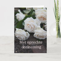 Nederlandse Sympathie Met oprechte deelneming