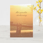 Nederlandse sympathie Sunlight Mosquito Kaart (Gele Bloem)