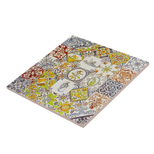 Nederlandse tegels tegeltje (Zijkant)