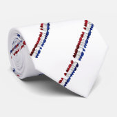 Nederlandse tekstvlag stropdas (Opgerold)