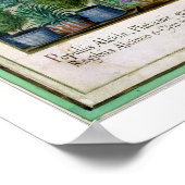 Nederlandse tuin, 1650 (m/c op papier) poster (Hoek)