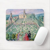 Nederlandse tuin, 1650 (m/vc op papier) muismat (Met muis)