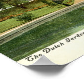 Nederlandse tuin, Van Cortlandt Park, NY  Poster (Hoek)