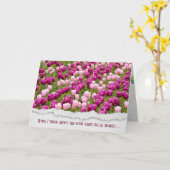 Nederlandse Tulip Garden-vriendschap Kaart (Gele Bloem)