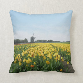 Nederlandse Tulpen en Windmill Holland Kussen