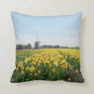 Nederlandse Tulpen en Windmill Holland Kussen