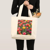 Nederlandse Tulpen Grote Tote Bag (Voorkant (product))