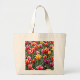 Nederlandse Tulpen Grote Tote Bag