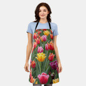 Nederlandse Tulpen Schort (Gedragen)