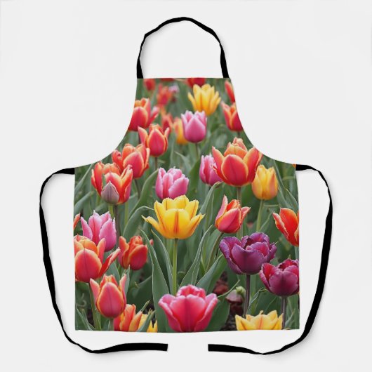 Nederlandse Tulpen Schort (Voorkant)