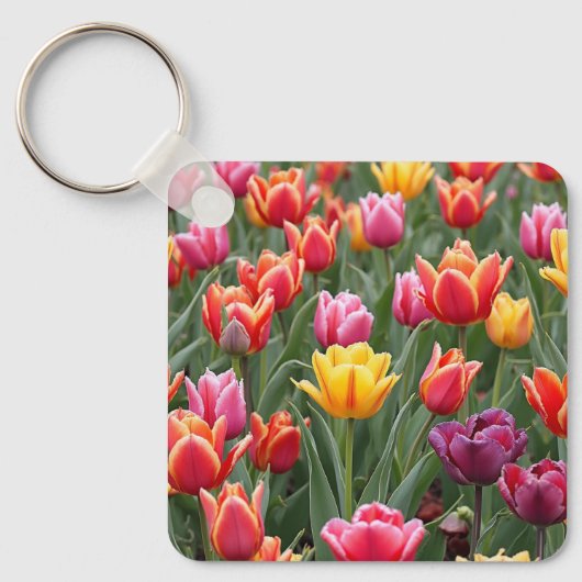 Nederlandse Tulpen Sleutelhanger (Voorkant)