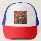 Nederlandse Tulpen Trucker Pet (Voorkant)