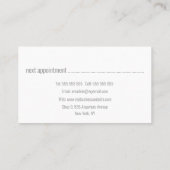 Nederlandse Tulpen Vrouwenkaarten Benoemingskaarte Afsprakenkaartje (Achterkant)