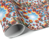 Nederlandse Tulpentuin in de zon Cadeaupapier (Rol Hoek)