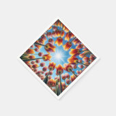 Nederlandse Tulpentuin in de zon Servet (Hoek)