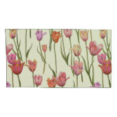 Nederlandse Tulps Pillow Hoesjes set Kussensloop (Achterkant-Rechts)