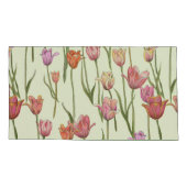 Nederlandse Tulps Pillow Hoesjes set Kussensloop (Achterkant-Links)