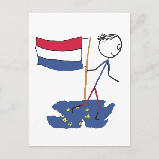 Nederlandse uitgang briefkaart (Voorkant)