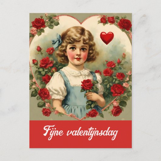 Nederlandse Valentijnsdag Briefkaart (Voorkant)