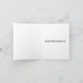 Nederlandse Verjaardag Kaart – Gefeliciteerd (Binnen)