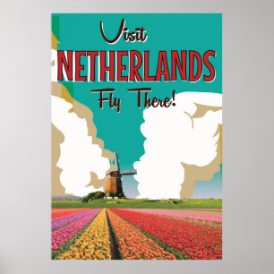 Nederlandse vintage reisposter poster