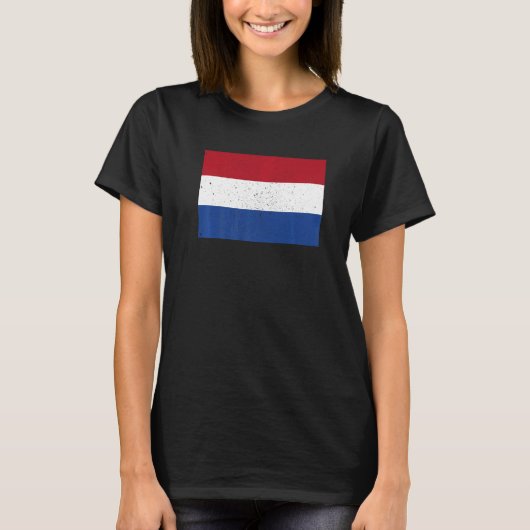 Nederlandse vlag 1 t-shirt (Voorkant)
