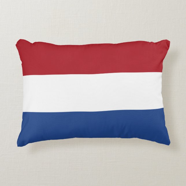 Nederlandse vlag accent kussen (Voorkant)