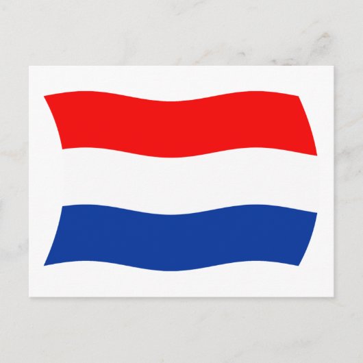 Nederlandse Vlag Ansichtkaart Briefkaart (Voorkant)