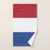 Nederlandse vlag bad handdoek (Handdoek)