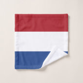 Nederlandse vlag bad handdoek (Wasdoekje)