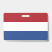 Nederlandse Vlag Badge (Achterkant)