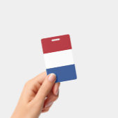 Nederlandse Vlag Badge (Handheld)