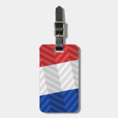 Nederlandse Vlag Bagagelabel (Voorkant verticaal)