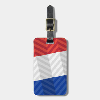 Nederlandse vlag bagagelabel
