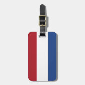 Nederlandse vlag bagagelabel (Voorkant verticaal)
