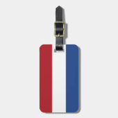 Nederlandse Vlag Bagagelabel (Voorkant verticaal)