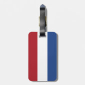 Nederlandse Vlag Bagagelabel (Achterkant verticaal)