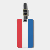 Nederlandse Vlag Bagagelabel (Voorkant verticaal)