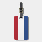 Nederlandse vlag bagagelabel (Voorkant verticaal)
